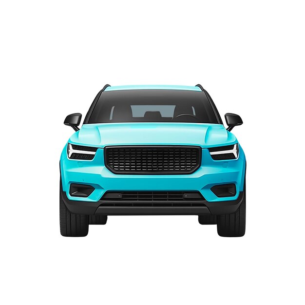 Automóvil moderno aislado