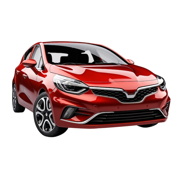 Automóvil moderno aislado