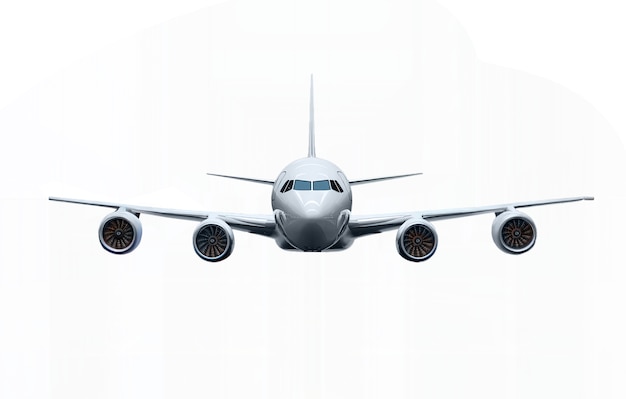 Avión volando aislado