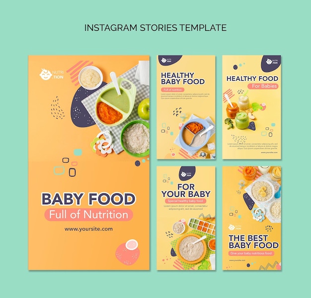 Babyvoeding instagram-verhalenpakket