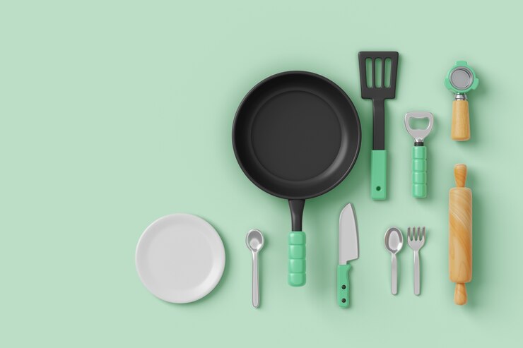 PSD gratuito background delle vendite di utensili da cucina