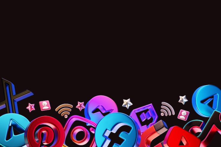PSD gratuito background delle vendite sui social media