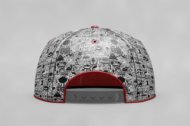 Backview baseballcap mockup