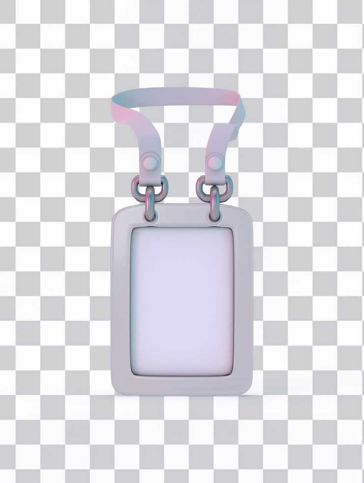 PSD gratuito badge lato anteriore