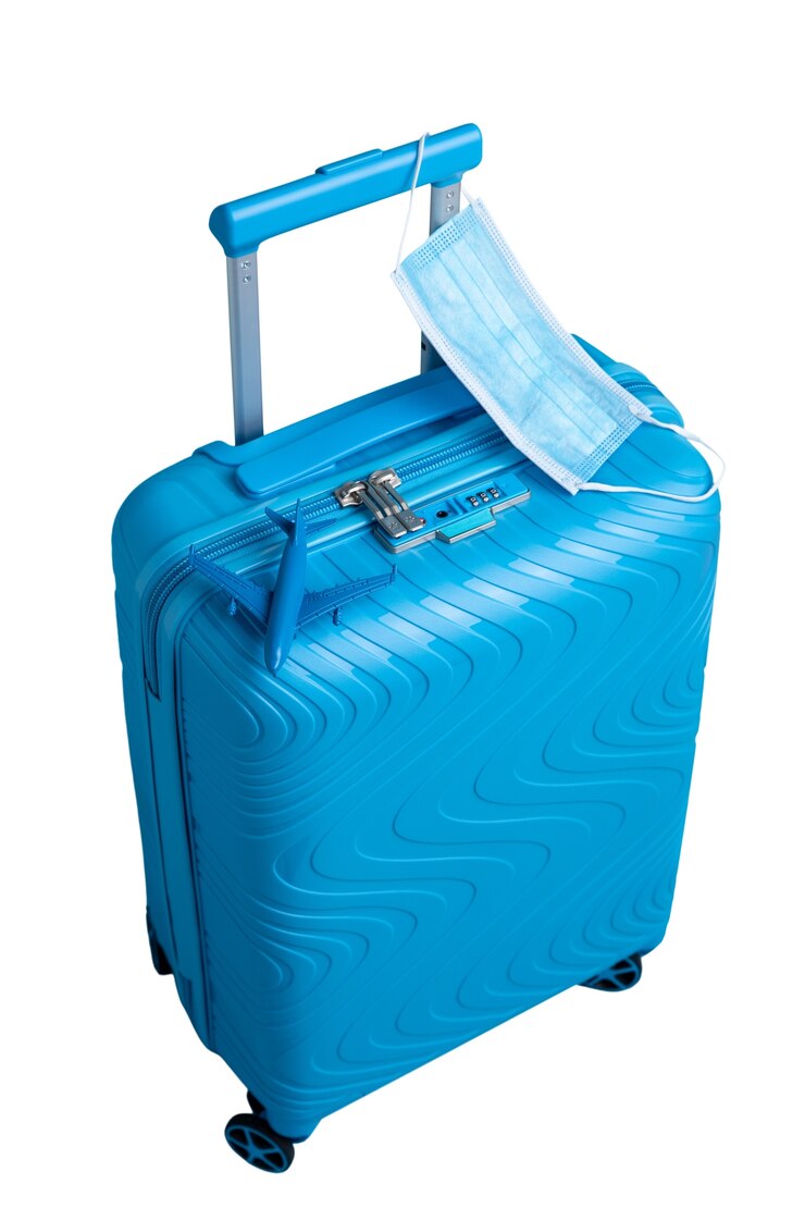 PSD gratuito bagaglio preparato per il viaggio