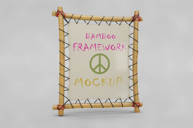 Bamboe frame mockup