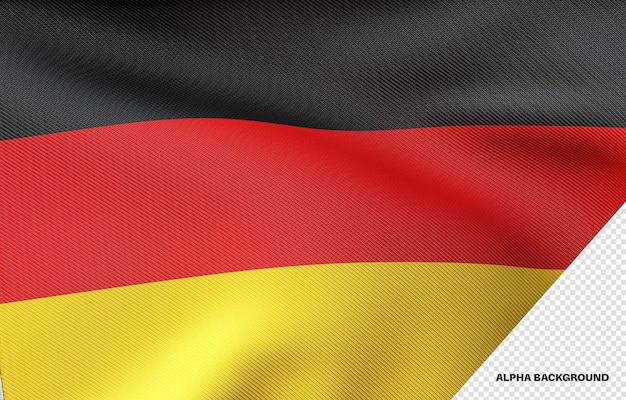 Bandera 3d de alemania