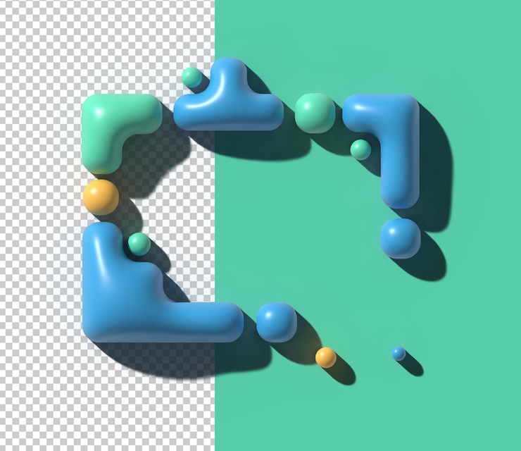PSD gratuito banner astratto lego art poster file psd trasparente