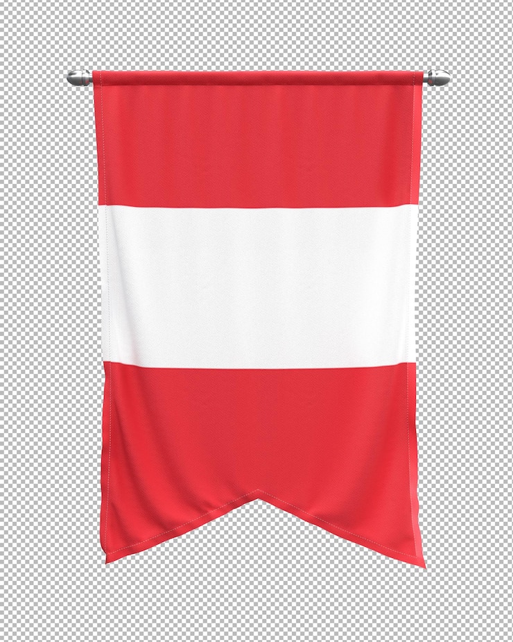 PSD Gratis banner bendera austria