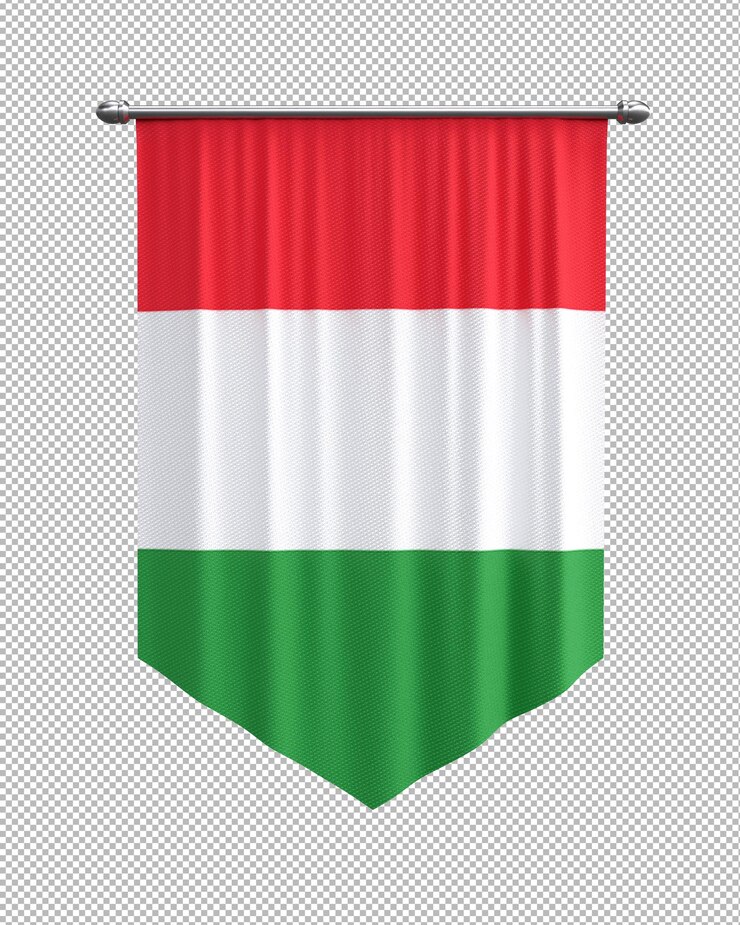PSD Gratis banner bendera hungaria