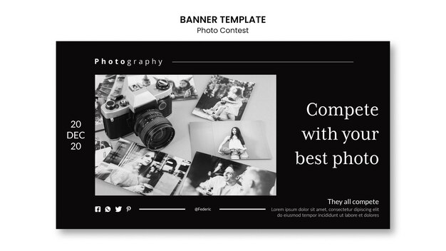 Banner di concorso fotografico