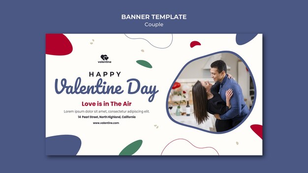 Banner di coppia di San Valentino