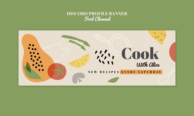 Banner di discordia del canale alimentare