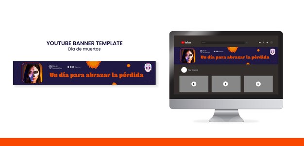 Banner di YouTube per la celebrazione della Giornata dei Morti