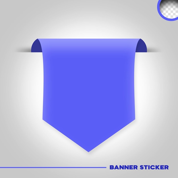 banner de forma de etiqueta aislada para composiciones