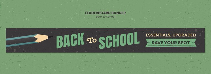 PSD Gratis banner kembali ke sekolah