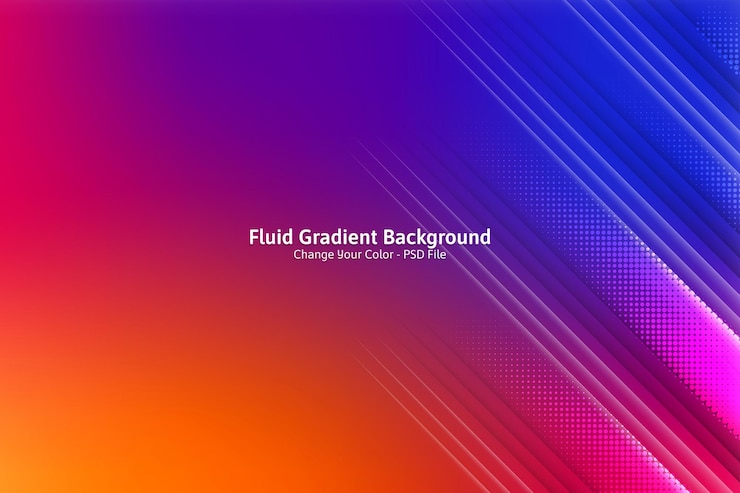 PSD gratuito banner modello colorato con sfumatura di colore