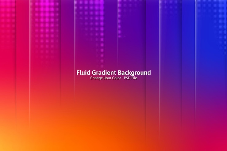 PSD gratuito banner modello colorato con sfumatura di colore