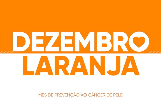 PSD gratuito banner en redes sociales diciembre mes naranja de prevención del cáncer de piel