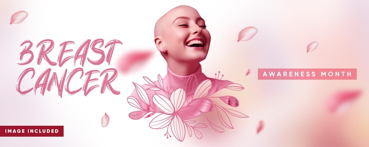 PSD gratuito banner de redes sociales sobre cáncer de mama
