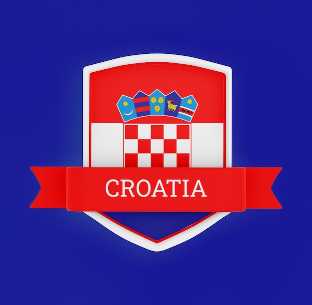 Gratis PSD banner van kroatië