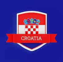 Gratis PSD banner van kroatië