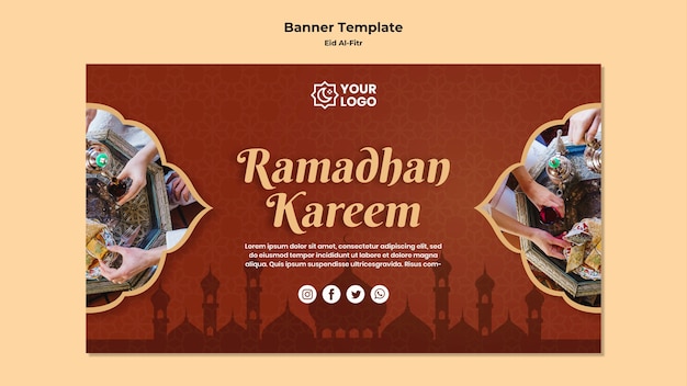 Banner voor ramadhan kareem