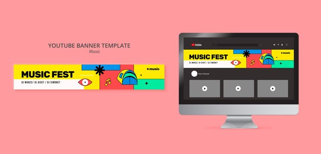 Banner youtube di performance musicali