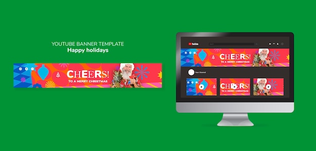 banner de youtube felices fiestas