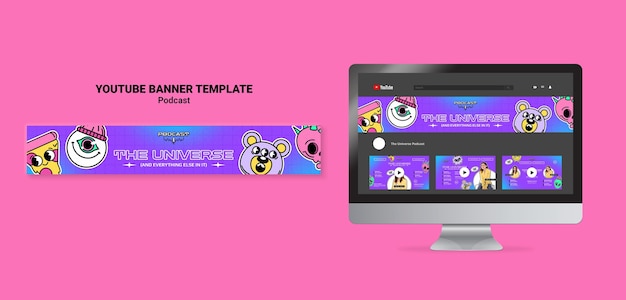 Banner youtube podcast dell'universo