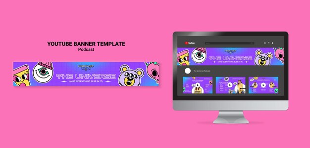 Banner youtube podcast dell'universo