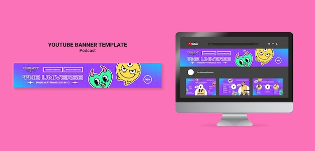 Banner youtube podcast dell'universo