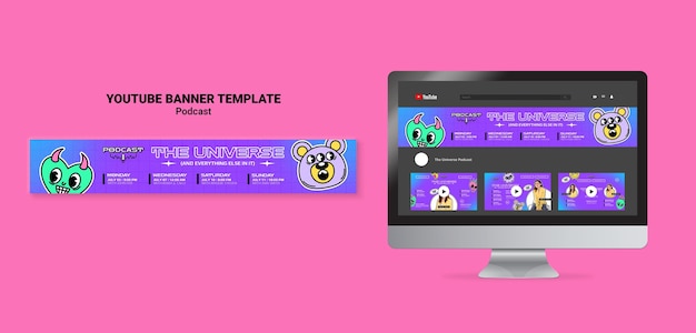 Banner youtube podcast dell'universo