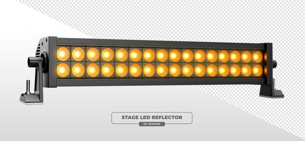 Barras de luz LED de color ámbar para iluminación escénica y arquitectónica en 3D