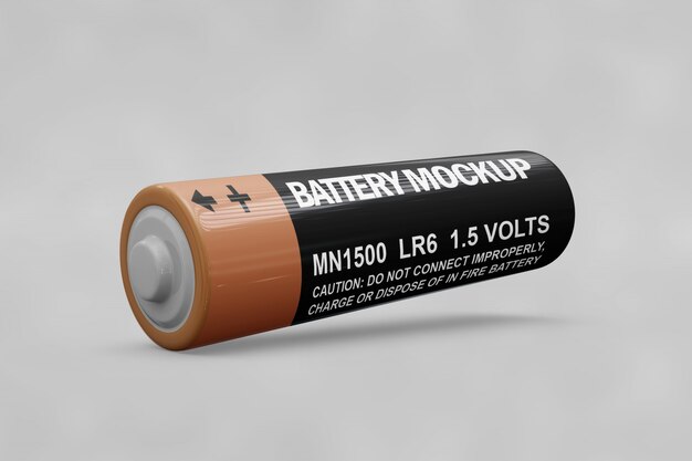 Batterij mockup