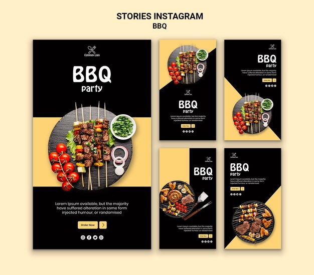 Bbq party instagram verhalen