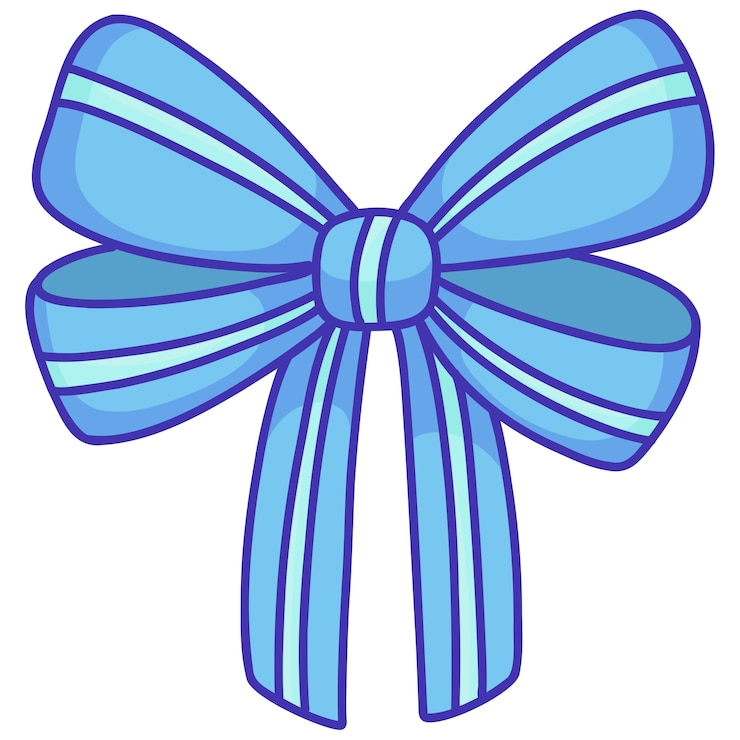 PSD gratuito beautiful colored bow