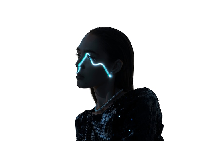 PSD Gratis beautiful pieces woman modeling