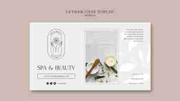 Gratis PSD beauty en wellness facebook omslagsjabloon ontwerp