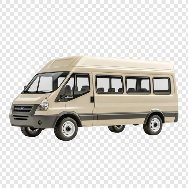 Beige Minivan Passagiersvervoersvoertuig Reizigersminibus