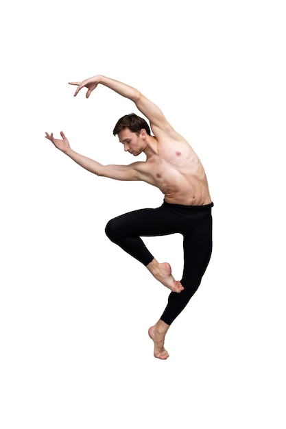 Bella ballerina che fa coreografia