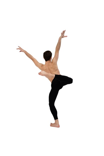 Bella ballerina che fa coreografia