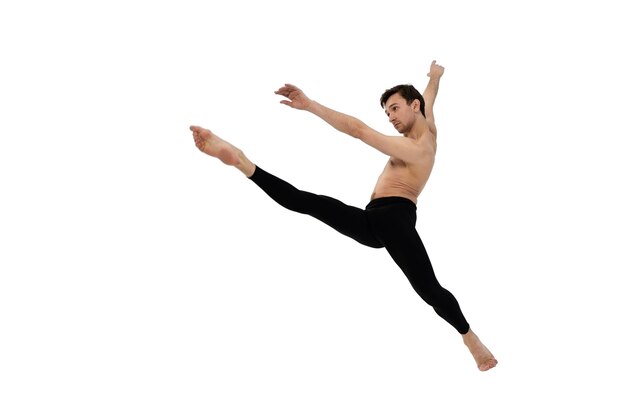 Bella ballerina che fa coreografia