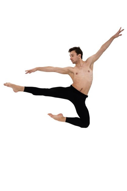 Bella ballerina che fa coreografia