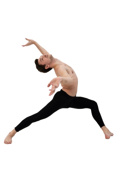 Bella ballerina che fa coreografia