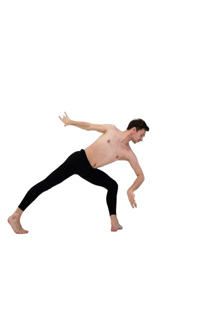 Bella ballerina che fa coreografia
