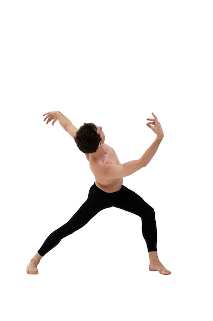 Bella ballerina che fa coreografia