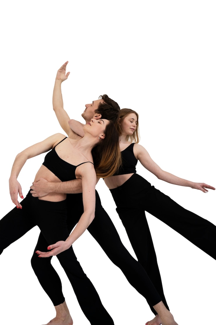 PSD gratuito belle ballerine che fanno coreografie