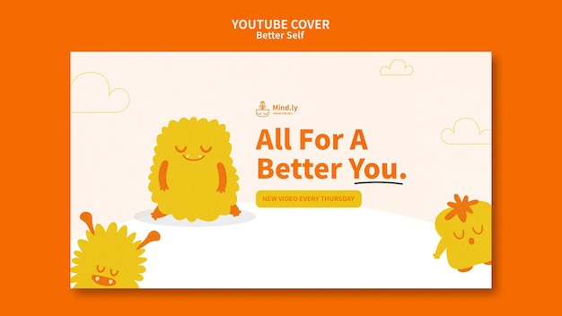 Gratis PSD beter zelf youtube-cover