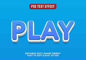 Gratis PSD bewerkbare 3d-stijl tekst-effecten